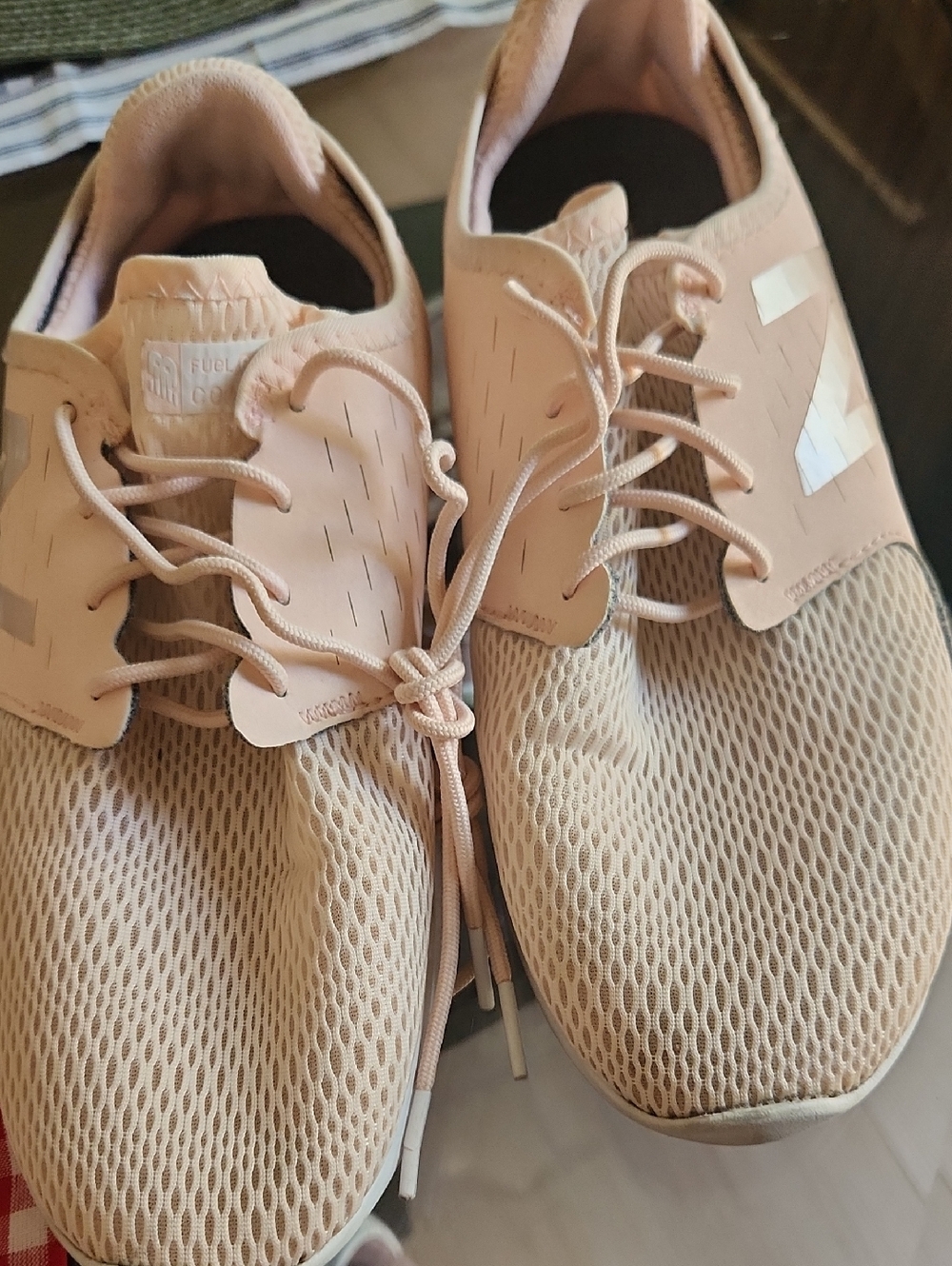New Balance Women's Athletic Sneakers in Blush Pink